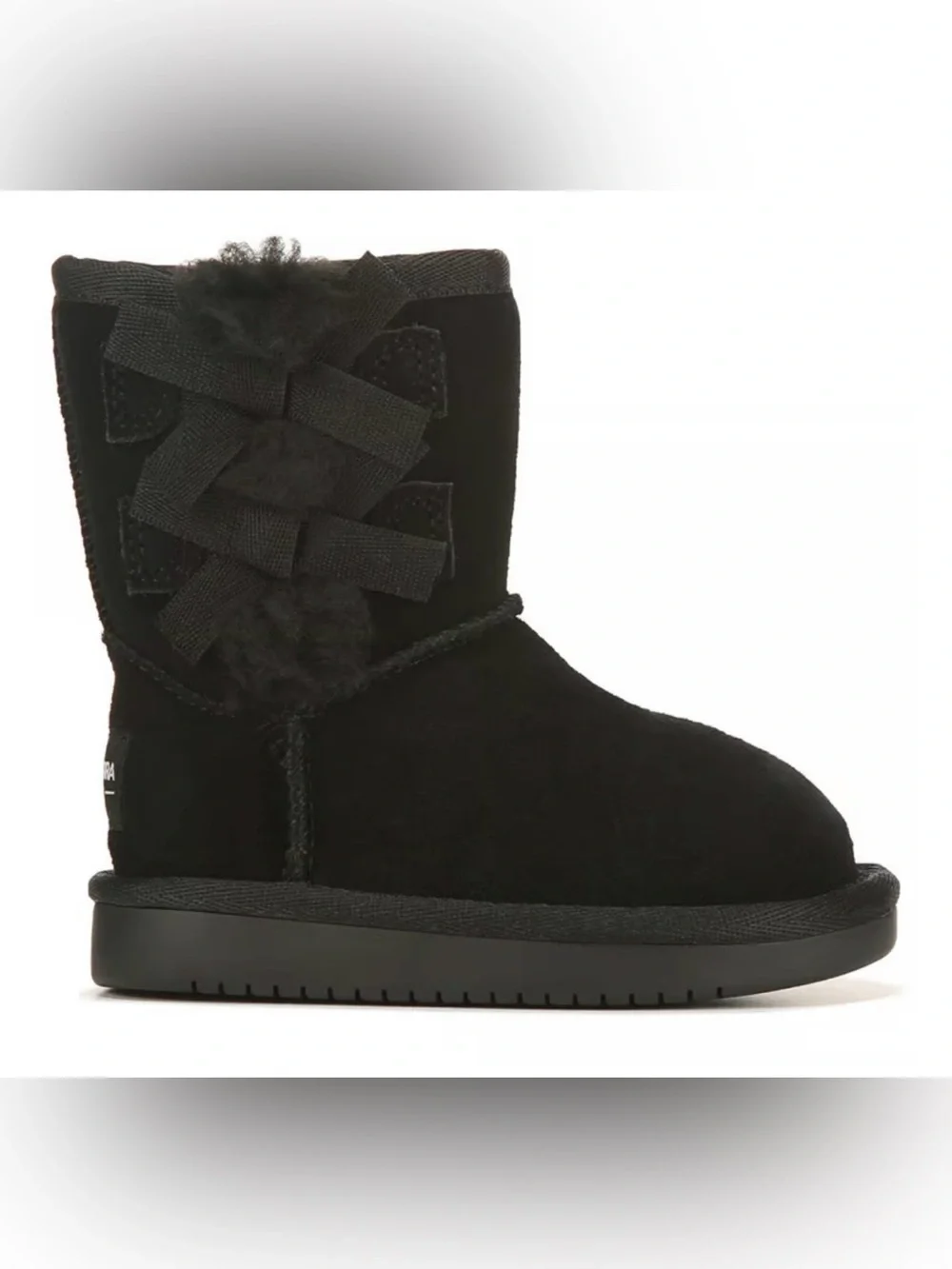 Koolaburra by Ugg NEW Victoria short boots black toddler girls 5